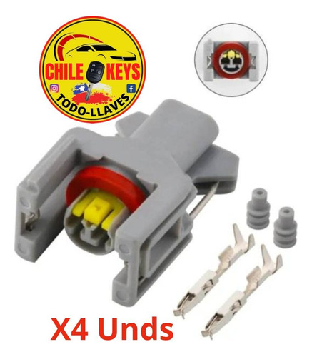Enchufe Conector Para Inyectores Ssangyong Pack 4 Unds