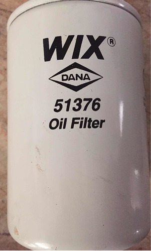 Filtro De Aceite Wix 51376. Encava, Mitsubishi, Chevrolet.