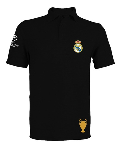 Camiseta Tipo Polo Real Madrid Futbol T-shirt Polo
