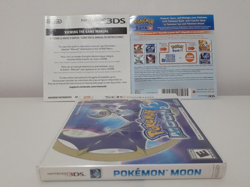 Pokemon Moon Nintendo 3ds Coleção. (Usado)