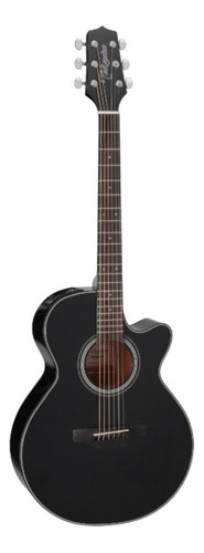 Guitarra Electroacústica Takamine GF15CE para diestros black ovangkol brillante