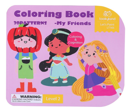Libro Para Pintar Amigos Para Niños
