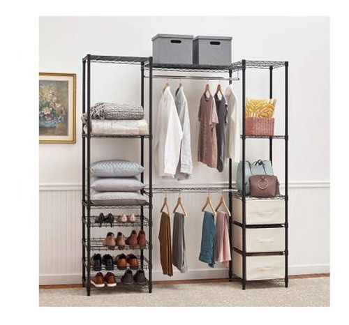 Closet Organizador Members Mark De Acero Estantes Ajustables