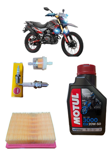 Kit De Afinacion Sencillo Para Moto Veloci Xeverus 250