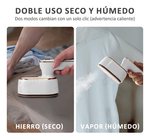Plancha Vapor Para Ropa 1100w Vertical Mini Y Portátil Viaje