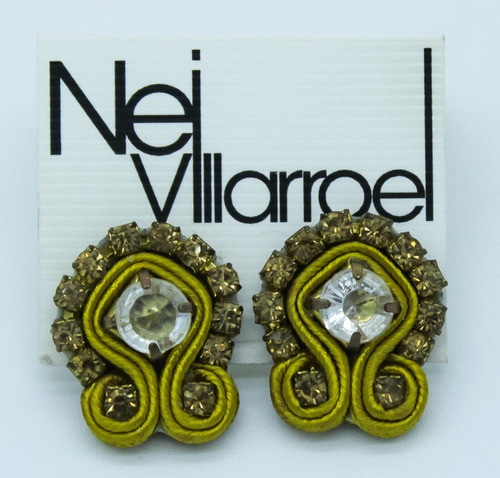 Aros Mini Neivillarroel Soutache Modelo Sasha