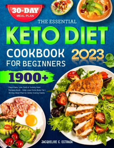 Book : The Essential Keto Diet Cookbook For Beginners 1900.