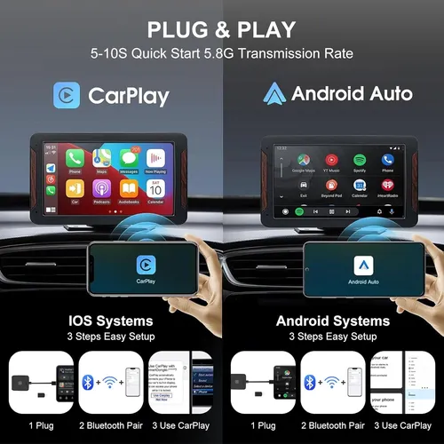 Adaptador Inalámbrico Carplay 2024 Conexión Directa W...