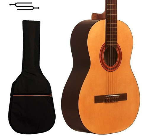 Guitarra Criolla Clasica Estudio Superior Bohemia 8 + Funda