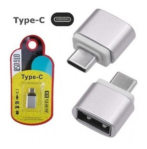 Adaptador Otg Usb 3.1 Tipo C A Usb 2.0 Hembra Colores