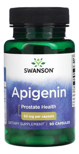 Swanson Apigenin Prostate Health 50 Mg 90 Capsulas Sabor Sin Sabor