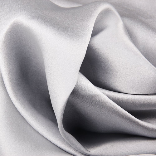 Gris Plateado, 35 X 50 Cm, Un Paquete, Seda Satinada De Colo