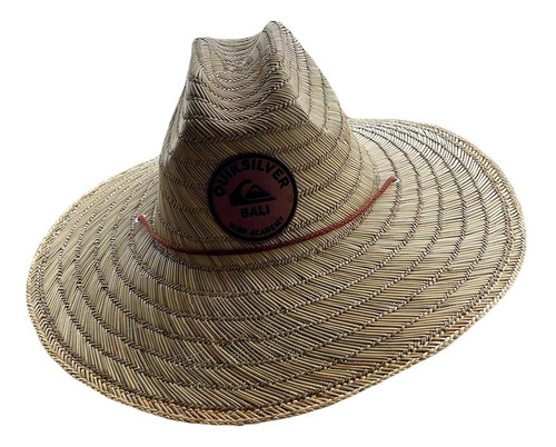 Sombrero Quiksilver Original Paja Natural Calidad
