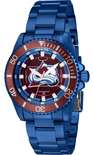 Reloj Invicta Nhl Colorado Avalanche Quartz Unisex 38 Mm