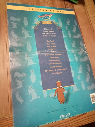 Oso Yogi Con Stickers Colección De Oro Clarín Hanna Barbera (Usado)