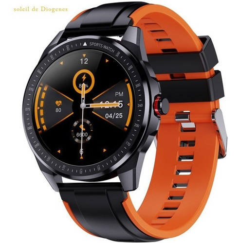 Reloj Deportivo Inteligente Bluetooth Naranja Sn88 Ip68