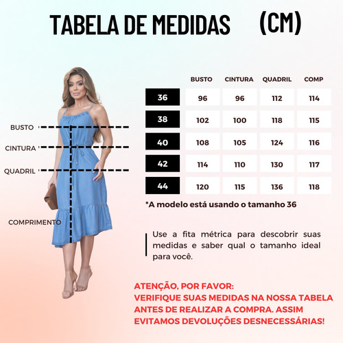 Vestido Midi Jeans Tencel Alcinha E Peplum Assimétrico