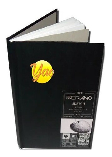 Cuaderno Fabriano A4 Sketckbook 160gr-80h Block Profesional