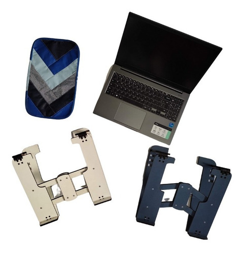 Imagem 10 de 10 de Suporte Notebook Regulável + Case, Home Office, X-maker