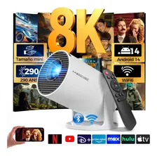 Proyector Magcubic Hy300 Pro Portátil Smart Tv con Android 14 y Wi-Fi 6