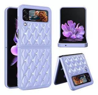 Funda Elegante Con Strass Para Samsung Galaxy Z Flip 3 5g