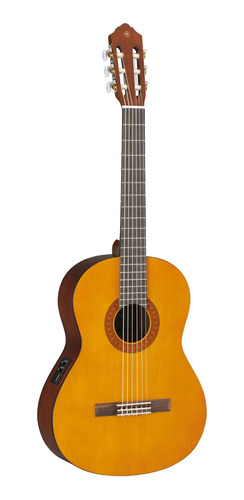 Guitarra Electroacústica Yamaha CX40 para diestros natural palo de rosa brillante
