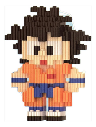 Rompecabezas 3d Mini Magic Blocks Bloques Armables Goku