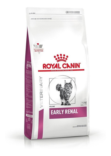 Alimento Royal Canin Veterinary Care Nutrition Feline Early Renal para gato adulto sabor mix en bolsa de 3 kg