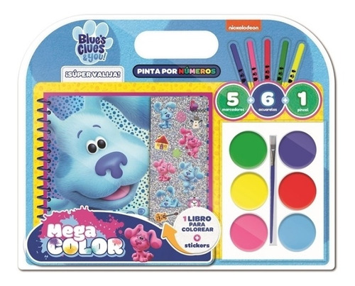 Blue S Clues And You! Super Valija Mega Color Libro Para Col