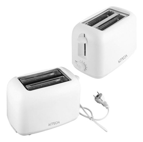 Tostadora Eléctrica Aitech 2 Rebanadas Grandes 6 Niveles