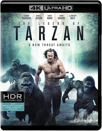 La Leyenda De Tarzán | 4k Ultra Hd + Blu Ray Película Nuevo 