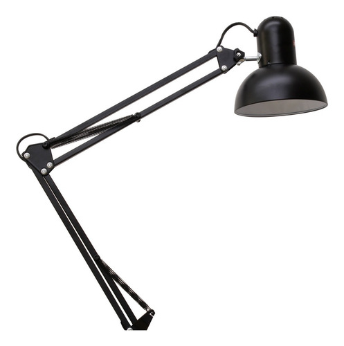 Imagem 2 de 3 de Luminária Chão Pedestal Articulada Tipo Coluna Preta