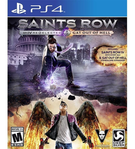 Saints Row IV é reeleito e Gat Out Of Hell Ps4
