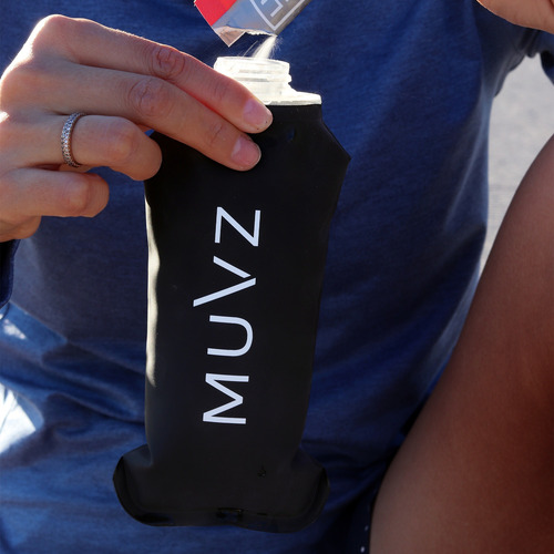 Muvz Botella Para Correr Plegable Soft Flask Válvula Mordida Pack 350ml Y 500ml