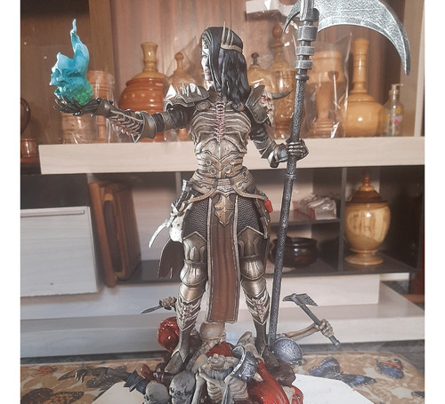 Estátua Necromancer Diablo 4 Action Figure 36 Cm Com Pintura