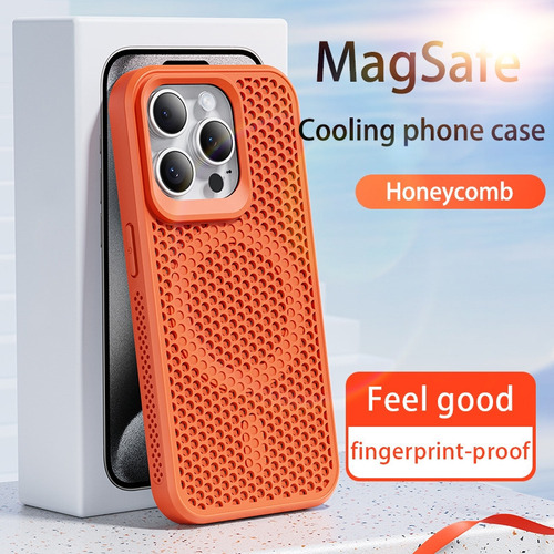 Capa Preta Com Dissipação De Calor Para iPhone 15 Pro