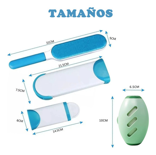 3pzs Lavable Pelusa Mascotas Pelo Removedor Rodillo/cepillo