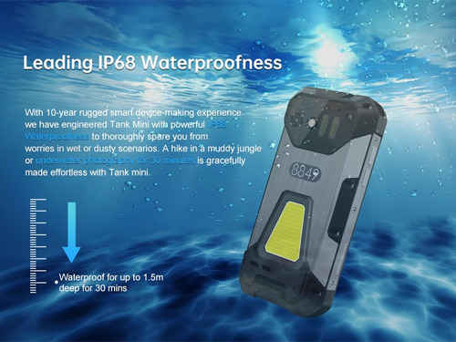 Unihertz 8849 Tank Mini Unihertz Rugged Smartphone 16gb