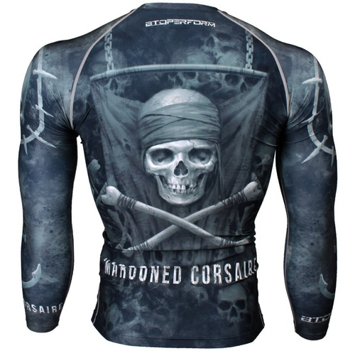 Imagen 2 de 6 de Remera Btoperform Compresión Rashguard Marooned