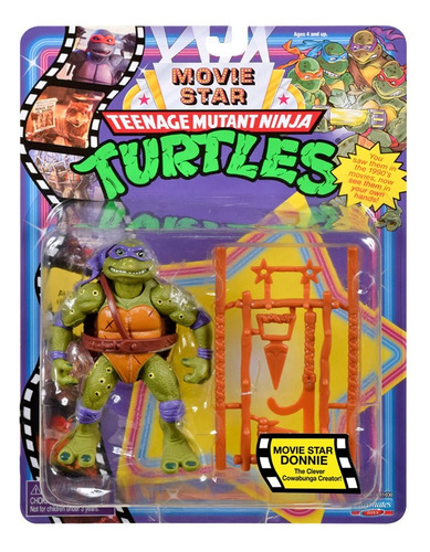 Figura Donatello Tortugas Ninja Movie Star Playmates Tmnt