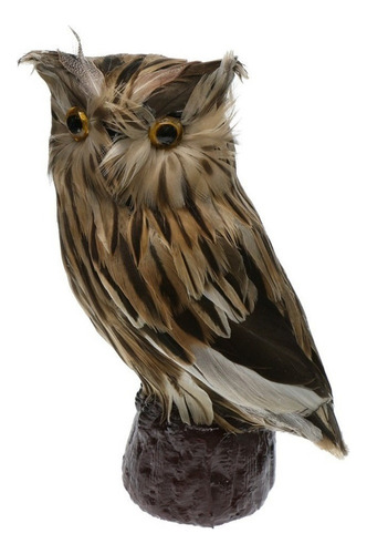 2024 Pluma De Pájaro Realista De Búho Artificial Falso De