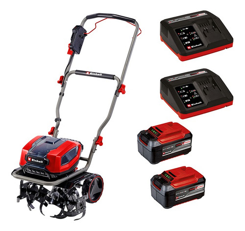 Motoazada Arador de Tierra Inalámbrica Einhell GP-CR 36/45 Li E BL + 2 Baterías + 2 Cargadores 5,2 Ah Einhell