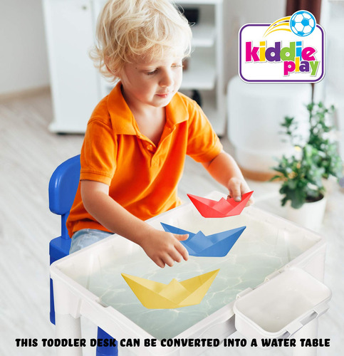 Mesa De Bloques De Construcción Para Niños 7 En 1 Juego De Color