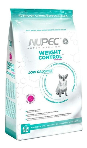 * 02 Pack * Weight Control Peso Razas Pequeñas Nupec 2k