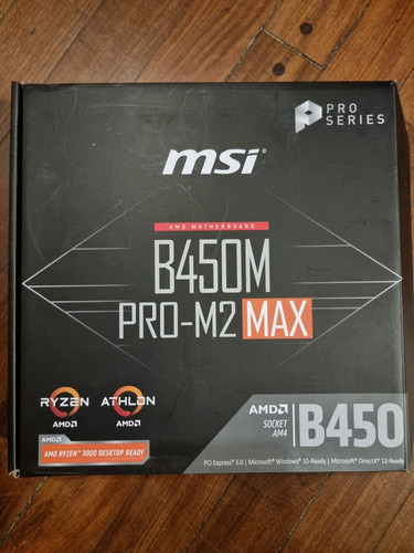 Mother Msi B450m Pro M2 Max En Perfecto Estado