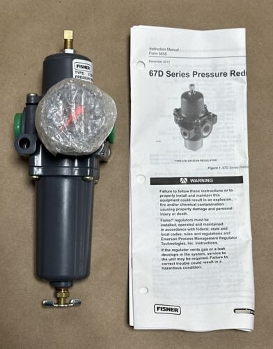 New Open Box- Fisher Pressure Regulator 67df-2343-119276 Dde