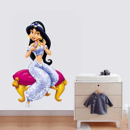 Adesivo da Princesa Jasmine roqueira 0250 – Loja de adesivos