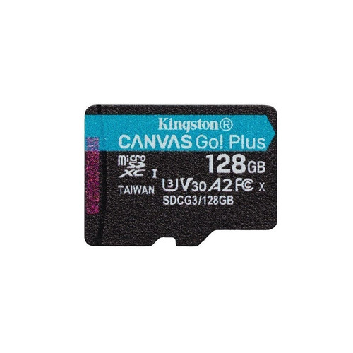 Imagen 3 de 7 de Memoria Micro Sd 128gb Kingston Canvas Sdcg3 170mb/s Negro