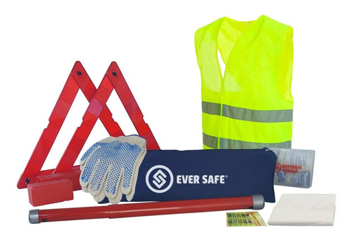Imagen 4 de 6 de Kit Seguridad Para Auto Sin Matafuego Complementario Gold