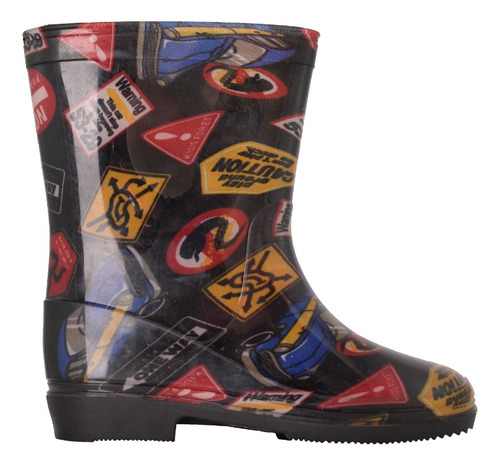 Bota De Lluvia Nene Niños Cromic 4500-10 Elis Calzados